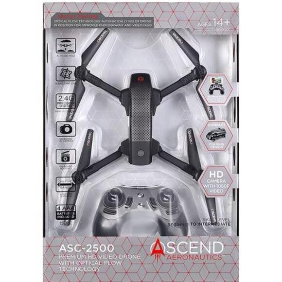 ASCEND AERONAUTICS ASC 2500 Drone Premium HD 1080p Video - Picture 1 of 6